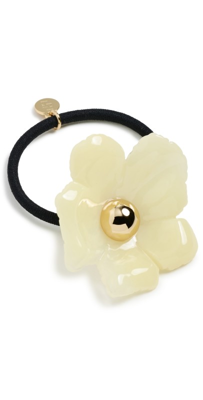 LELET NY Resin Eden Floral Pony Cuff Yellow Quart