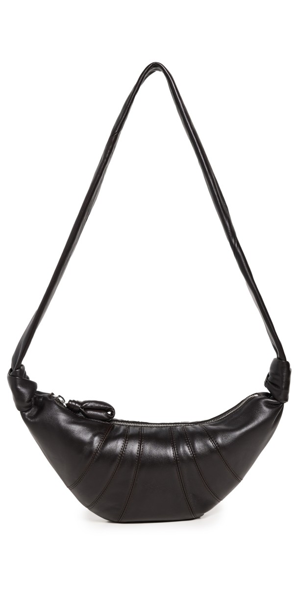 Lemaire Small Croissant Bag Dark Chocolat