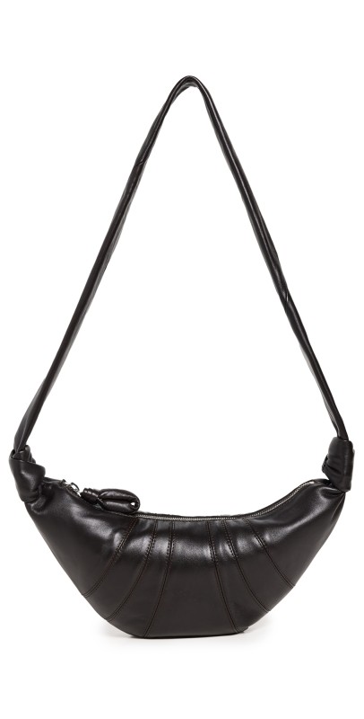 Lemaire Small Croissant Bag Dark Chocolat