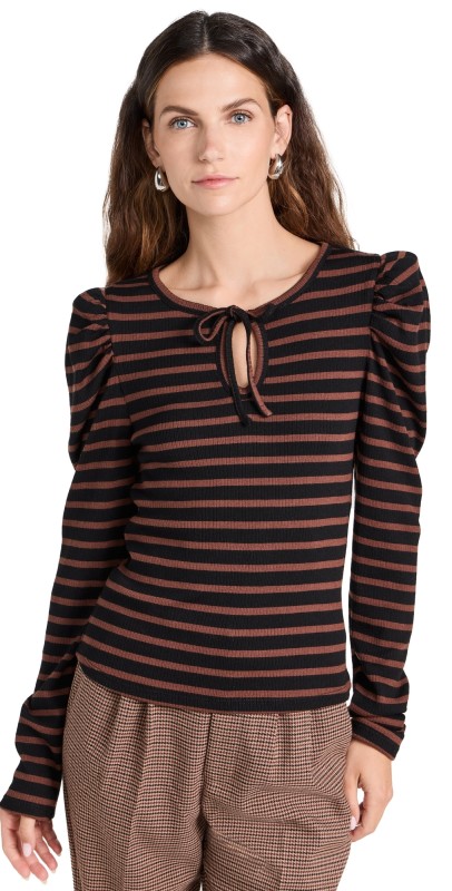 PAIGE Lorna Top Black Multi
