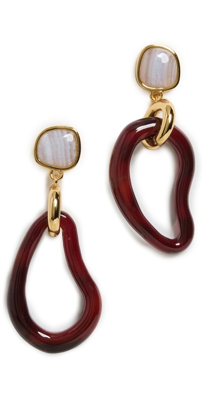Lizzie Fortunato Galina Earrings In Sangria Mult