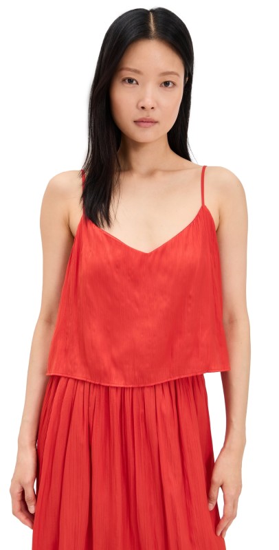Z Supply Fiore Tank Cabana Red