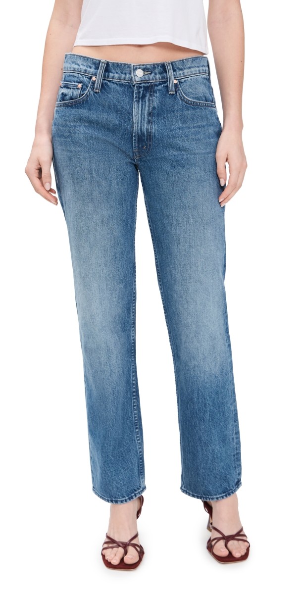 MOTHER The Hot Rod Hover Jeans No Shirt No Shoes No Service