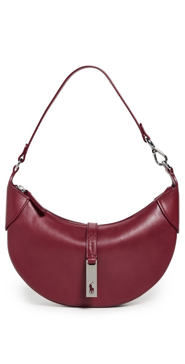 Polo Ralph Lauren Sport Calf Polo ID Mini Shoulder Bag Pomegranat