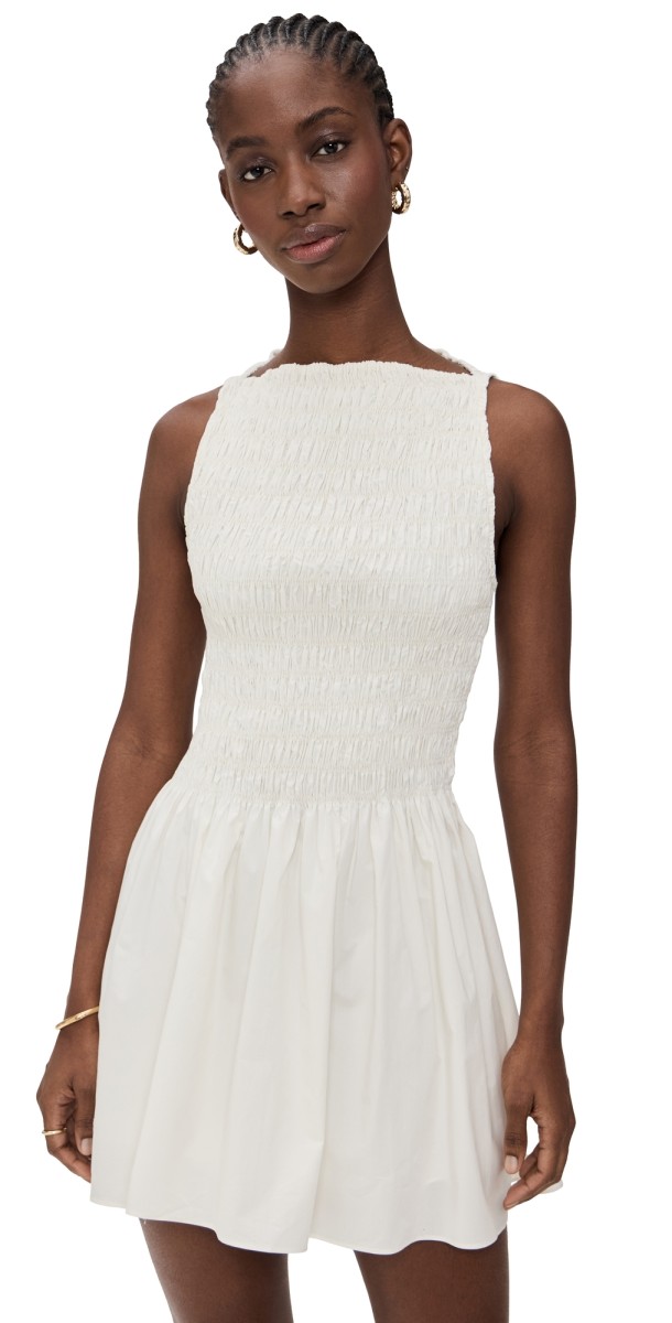 FAITHFULL THE BRAND Noa Mini Dress White