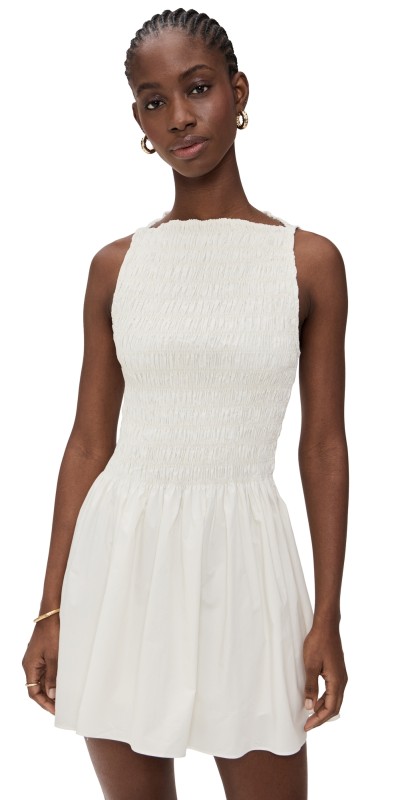 FAITHFULL THE BRAND Noa Mini Dress White