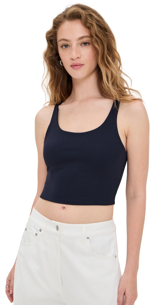 Susana Monaco Scoop Front Tank Top Midnight