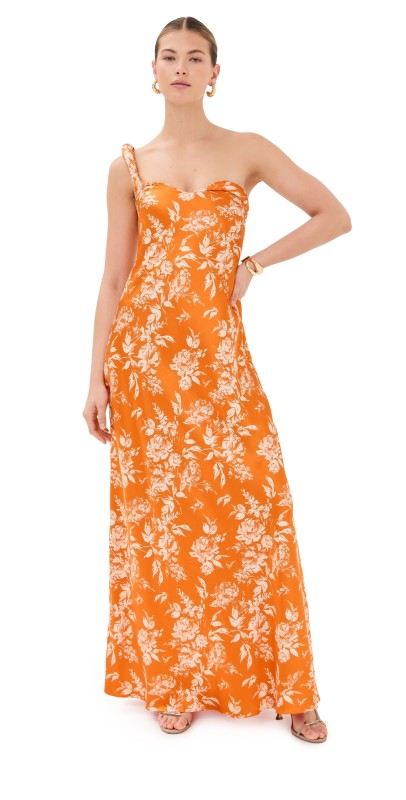 Rosie Assoulin Banana Split Gown Orange