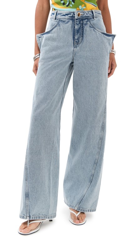 Christopher Esber Manta Sting Denim Jeans Indigo