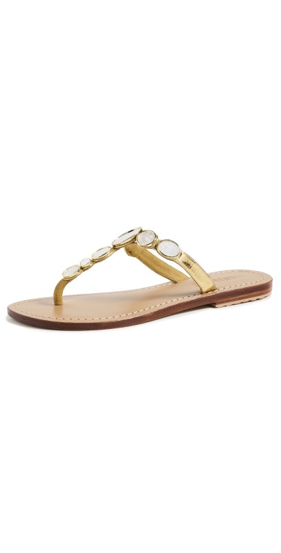 Mystique Embellished Sandals Gold/MOP