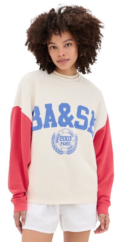 ba & sh Benjamin Sweatshirt Coquelicot