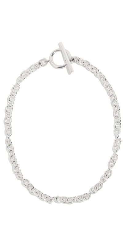 AGMES Classic Chain Necklace Sterling Silver