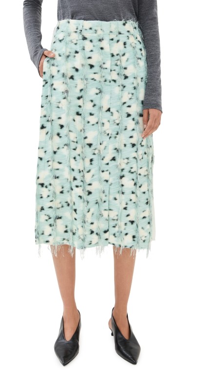 Jil Sander Midi Skirt Summer Lake
