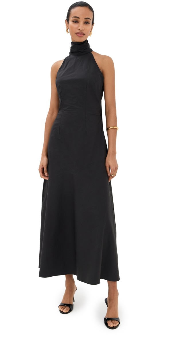 Azeeza Faye Midi Dress Black