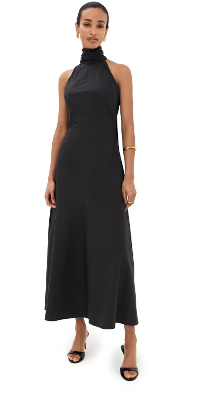 Azeeza Faye Midi Dress Black