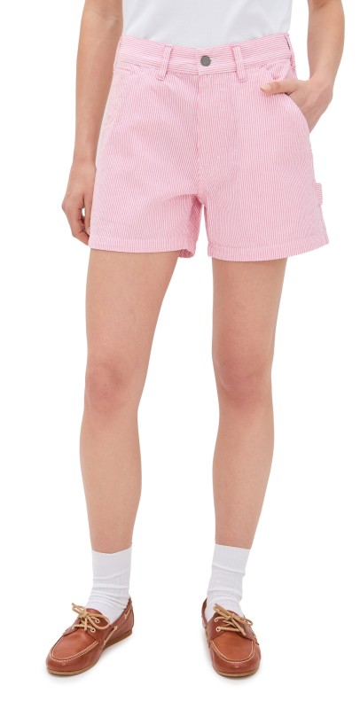 Denimist Carpenter Shorts Railroad Vivid Pink