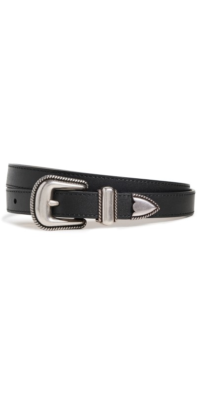 Polo Ralph Lauren Smooth Vachetta Belt Black