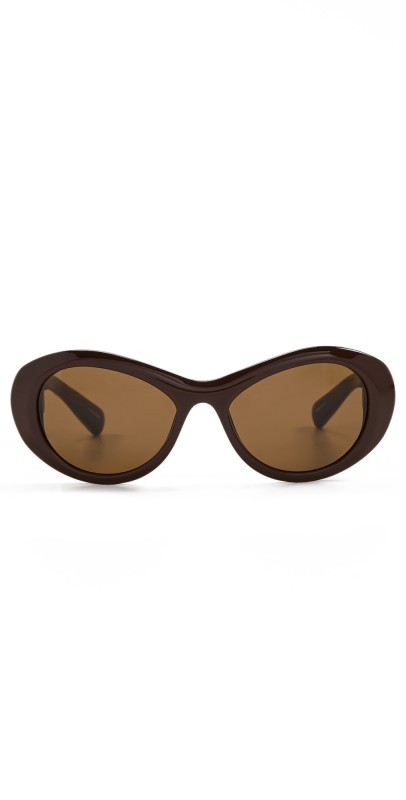 Jacquemus Rond Sunglasses Matte Straw/Silver/Khak