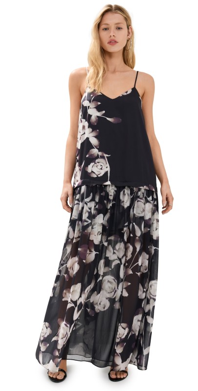 MISA Pauline Dress Faded Rose Mix