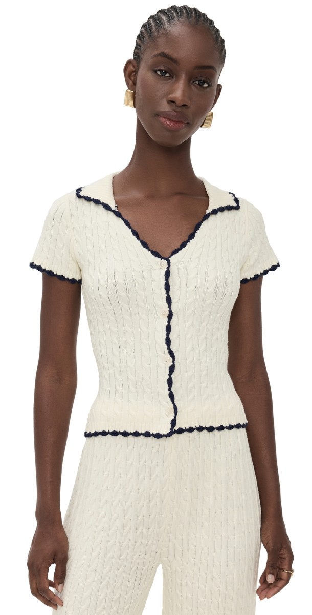 Bailey Rose Knit Top Cream