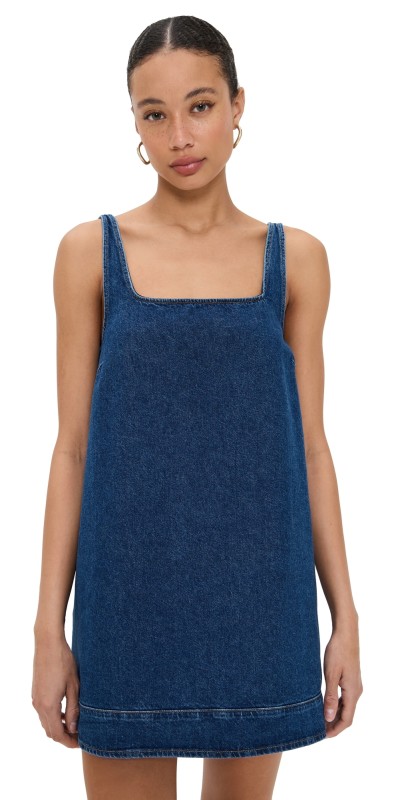 Reformation Myla Denim Mini Dress Keila