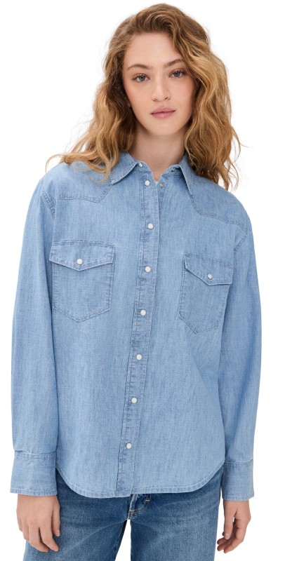 XIRENA Griffen Shirt Dusty Blue