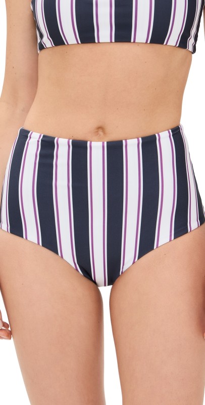 MIKOH Lami Bikini Bottoms Cabana Stripe