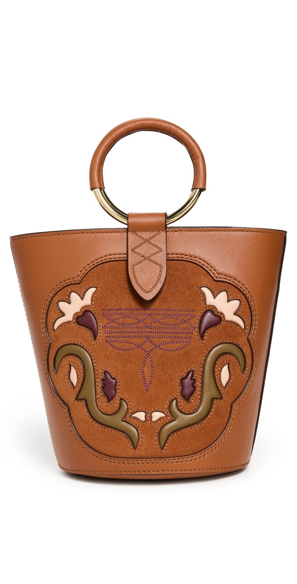 FARM Rio Western Small Bucket Bag Cuoio (L0119)