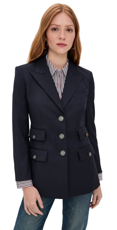 Veronica Beard Nalani Dickey Jacket Navy