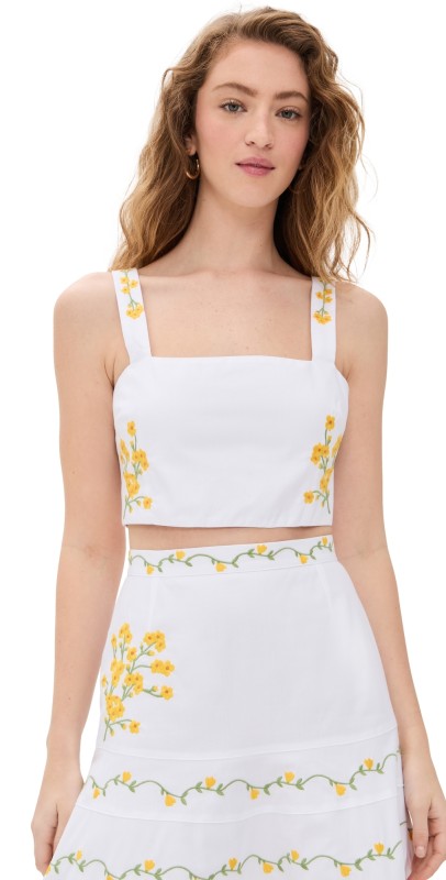 Fanm Mon Derya Top White