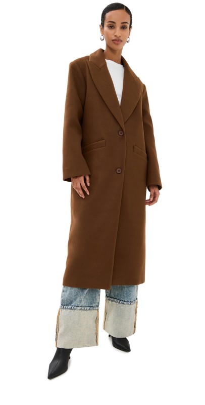 Lioness Olsen Coat Chocolate