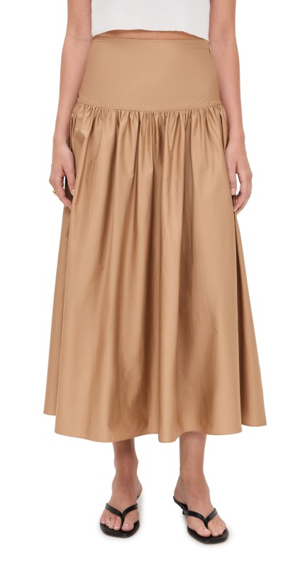 Solid & Striped The Magnolia Skirt Camel