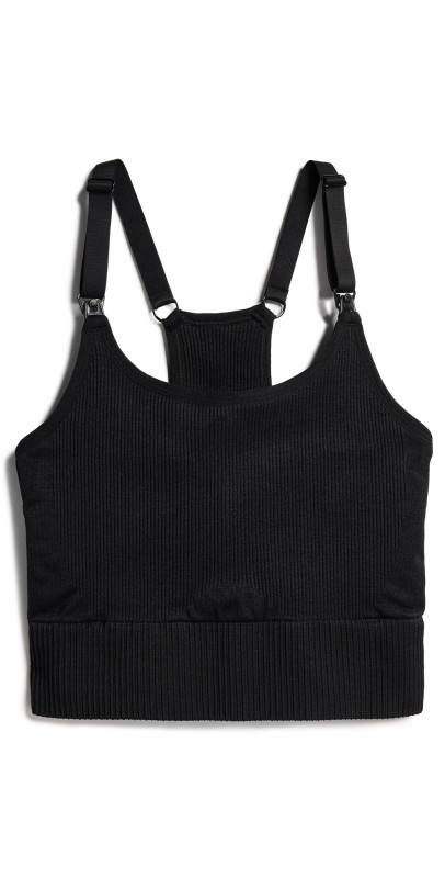 Ingrid & Isabel Seamless Nursing Sports Bra Black