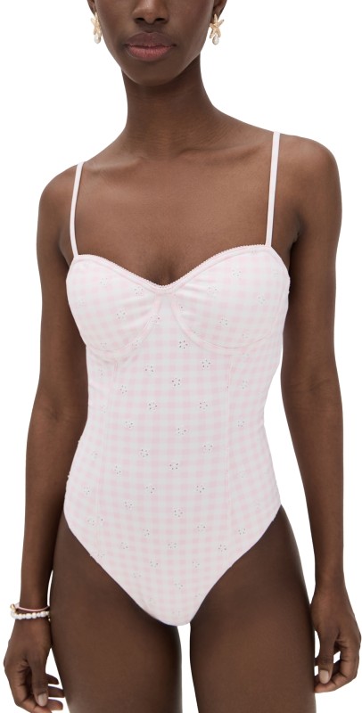 LoveShackFancy Mina One Piece Angel Pink