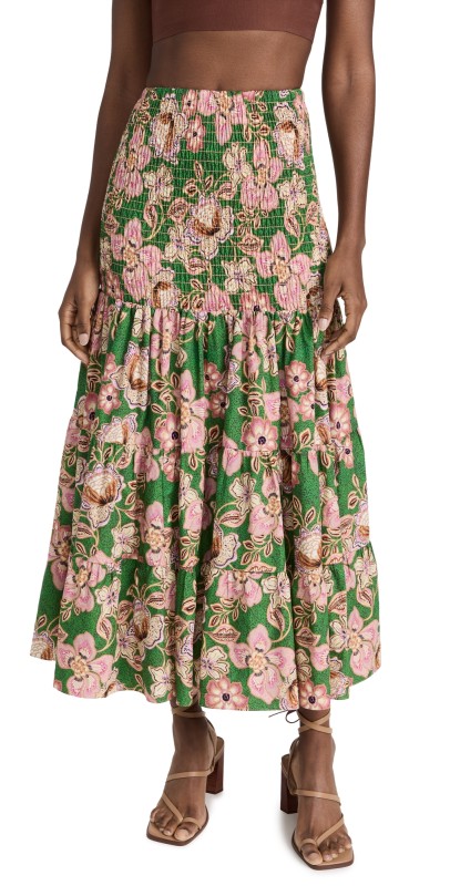 MISA Lola Convertible Skirt Kelly Blossoms
