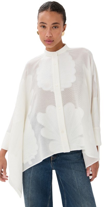 La DoubleJ Foulard Shirt Pineapple Lace