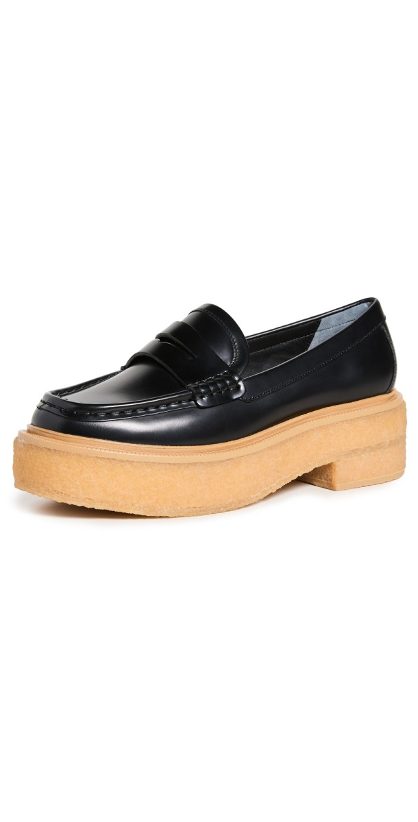 Loeffler Randall Rikki Platform Loafers Black