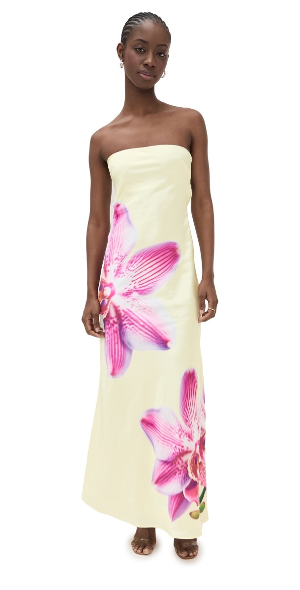 Runaway the Label Celeste Maxi Dress Orchid Yellow