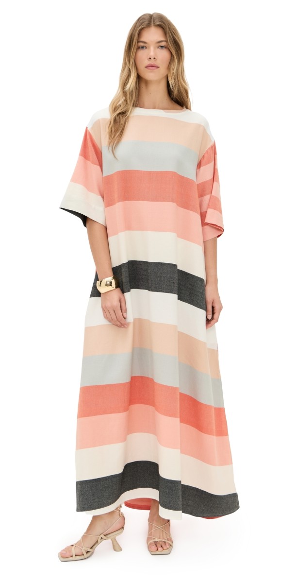 MARRAKSHI LIFE The T-Shirt Dress Mixed Stripe