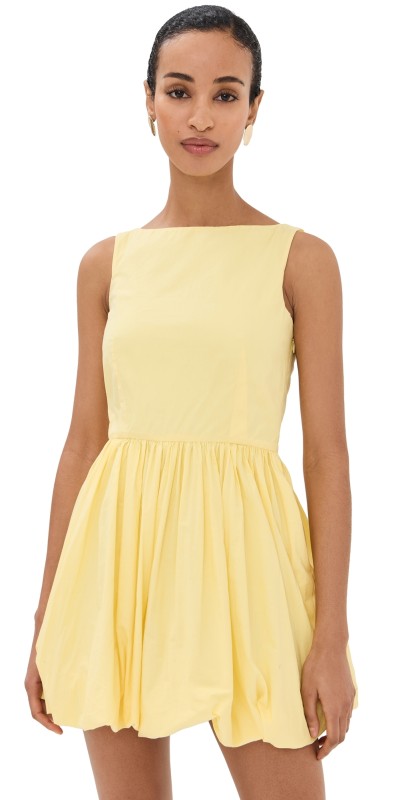 Azeeza Ananya Mini Dress Lemon