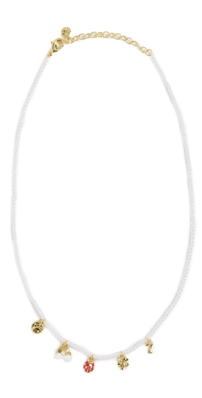 Gorjana Lucky Mini Charm Necklace Gold