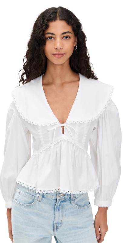 Reformation Renna Top Bright White