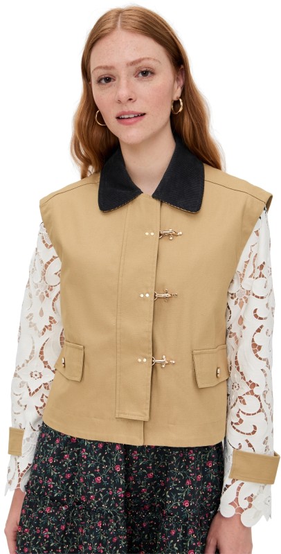 Hill House Home The Clarisse Jacket Khaki