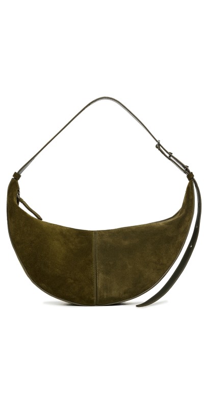 Proenza Schouler Slide Bag in Soft Suede Oliv