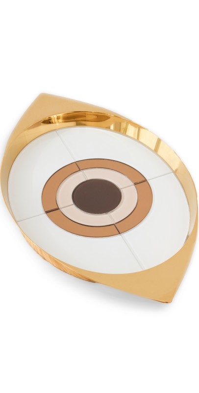 Jonathan Adler Chambeige Eye Tray Champag