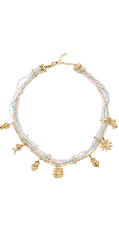 ALÉMAIS Encanto Bead Charm Necklace Gold