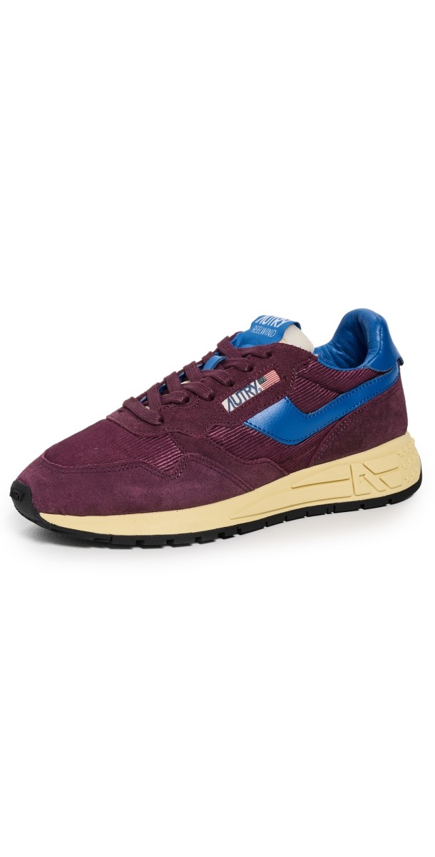 Autry Reelwind Low Sneakers Suede/Mesh Taupe/Vicbl