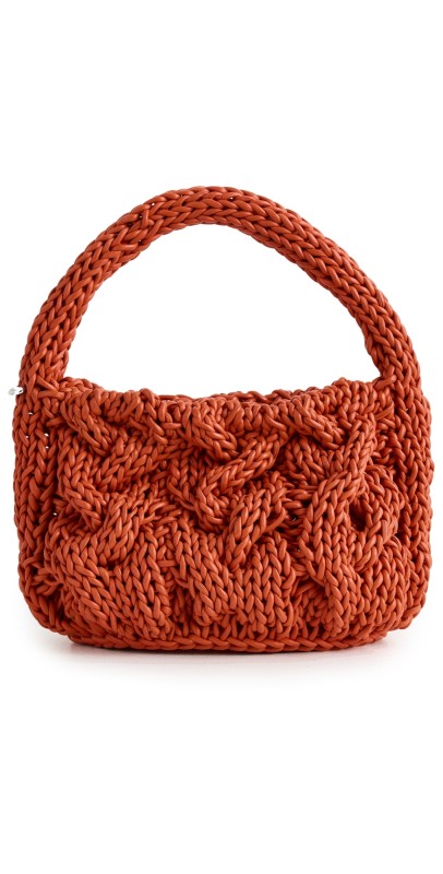 JW Anderson Small Cable Knit Bag Orang