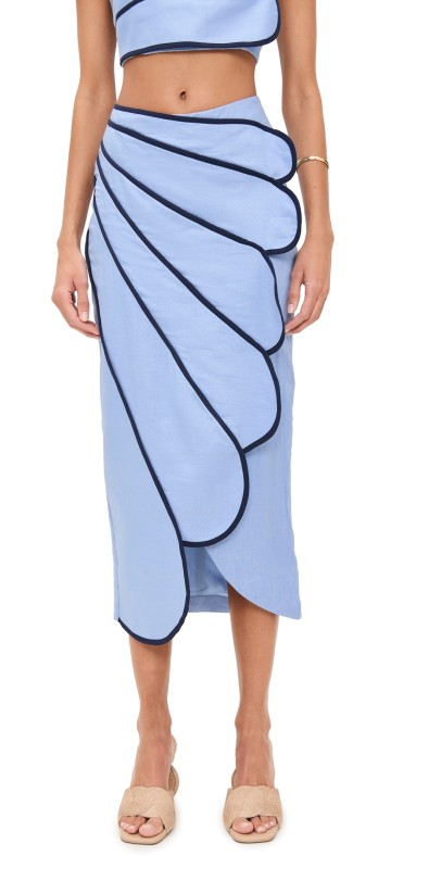 Azulu Sango Skirt Blue