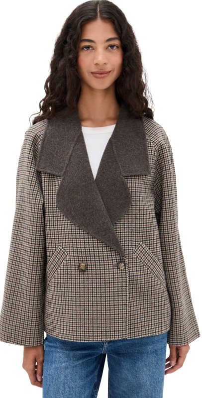 Favorite Daughter The Cameron Coat Dorset Plaid